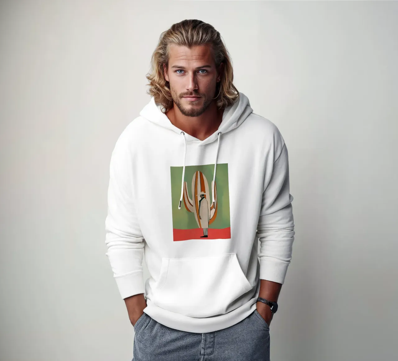 Desert Sentinel felpa con cappuccio da Solenne West