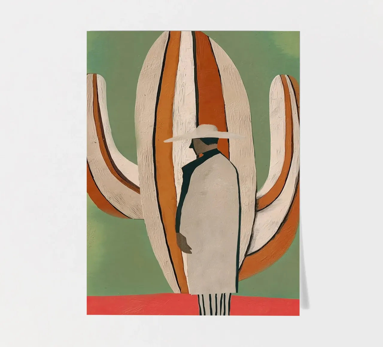 Desert Sentinel sticker sheet by Solenne West