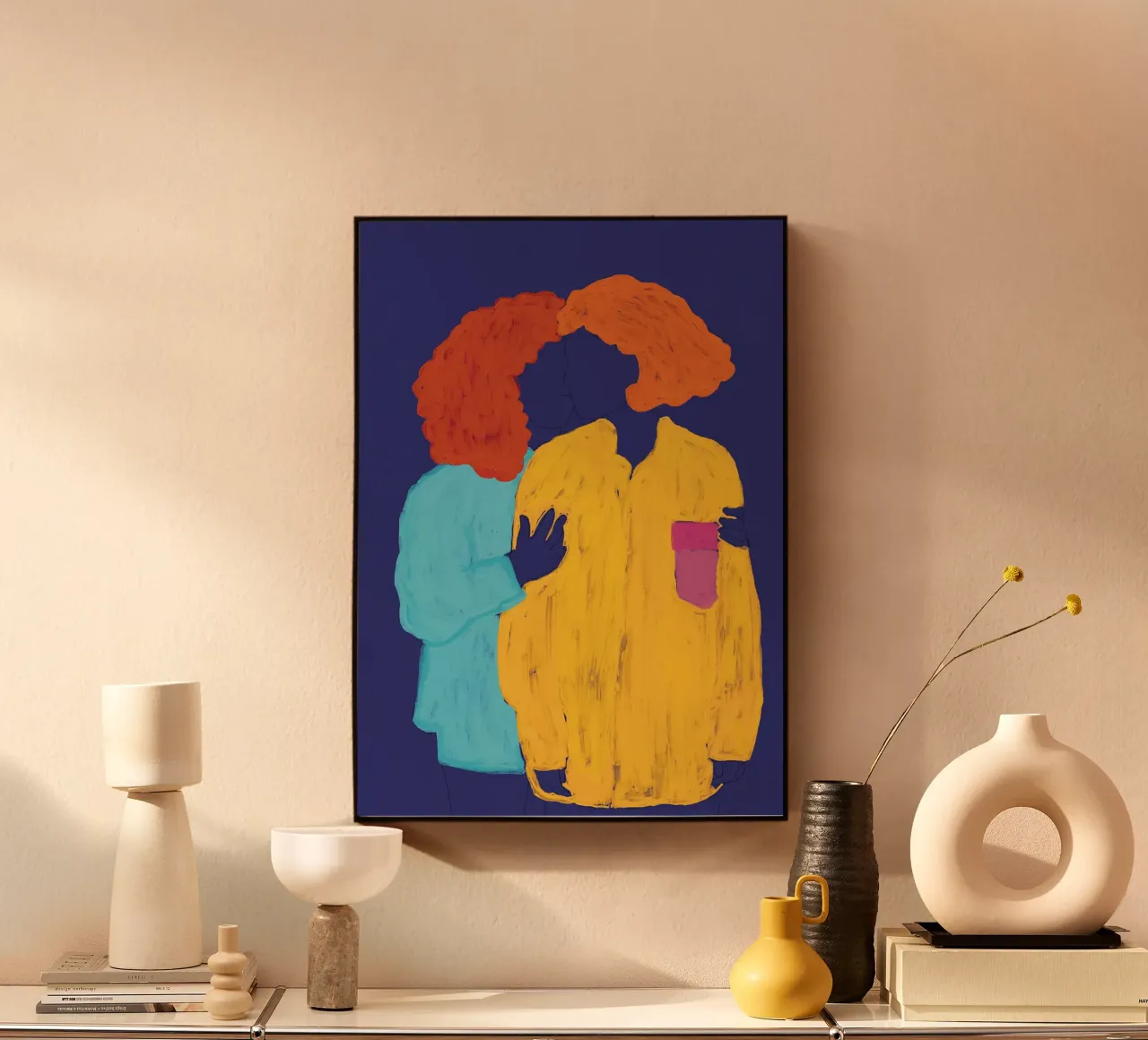 Twee acryl van tainah negreiros