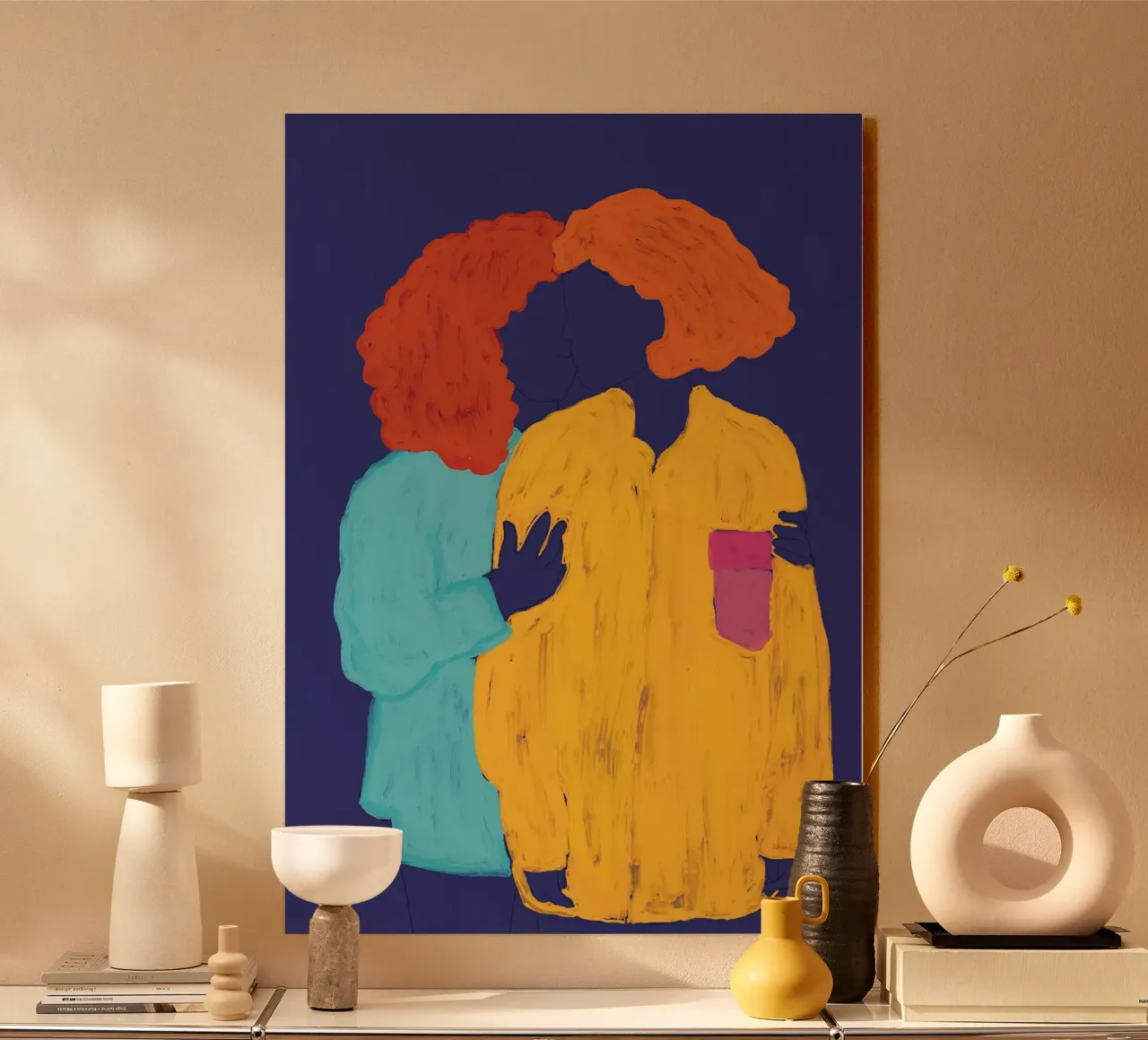 Twee acryl van tainah negreiros