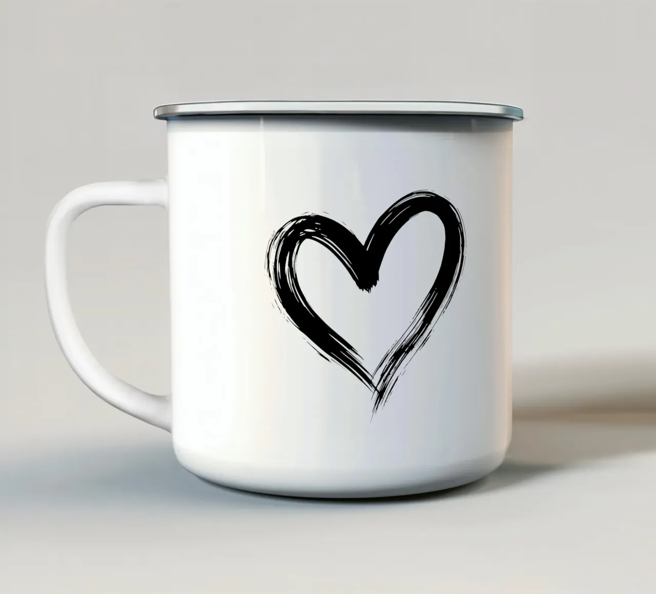 Invece di preoccuparsi, preparatevi una tazza di tè. tazza in smalto da RB-Quotes