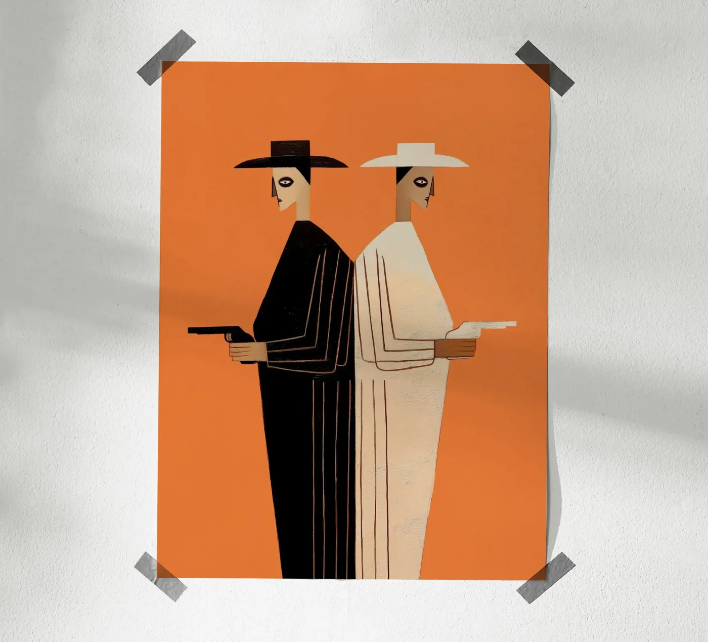 The Two Outlaws poster da Solenne West