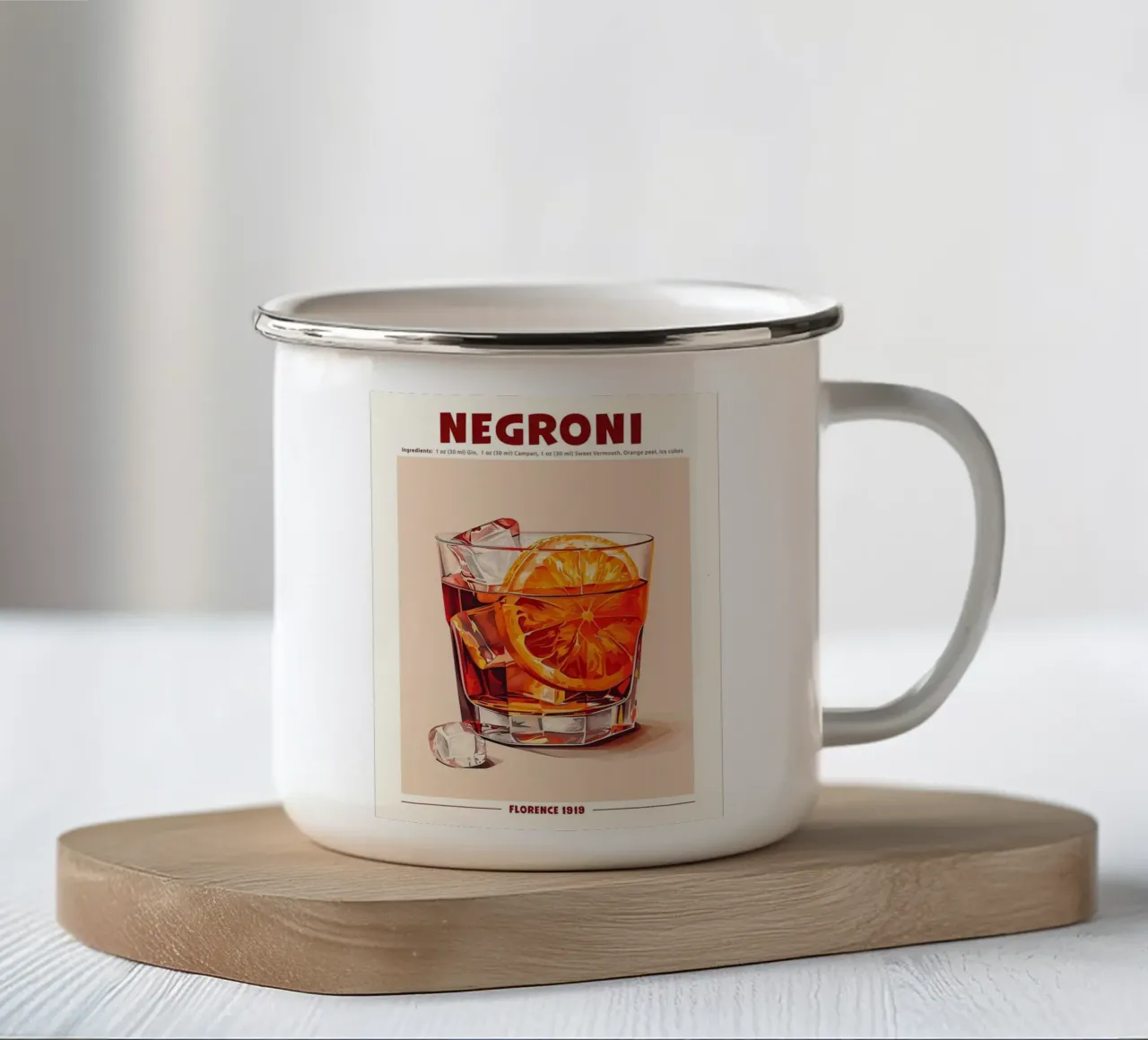 Negroni, Firenze 1919 I tazza in smalto da aaron Shop