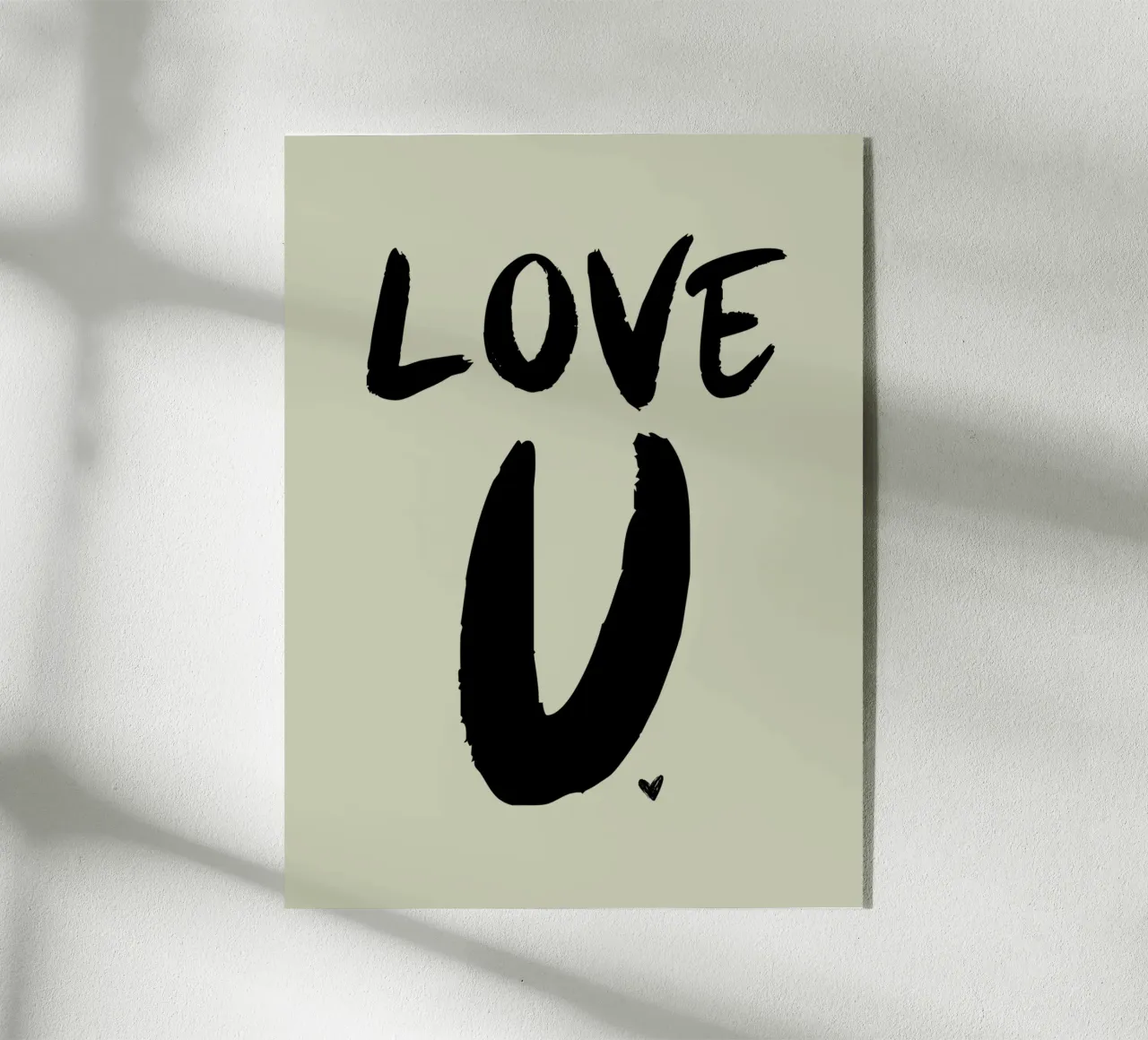 LOVE U – Personalize plexiglass da Imaginative Quotes