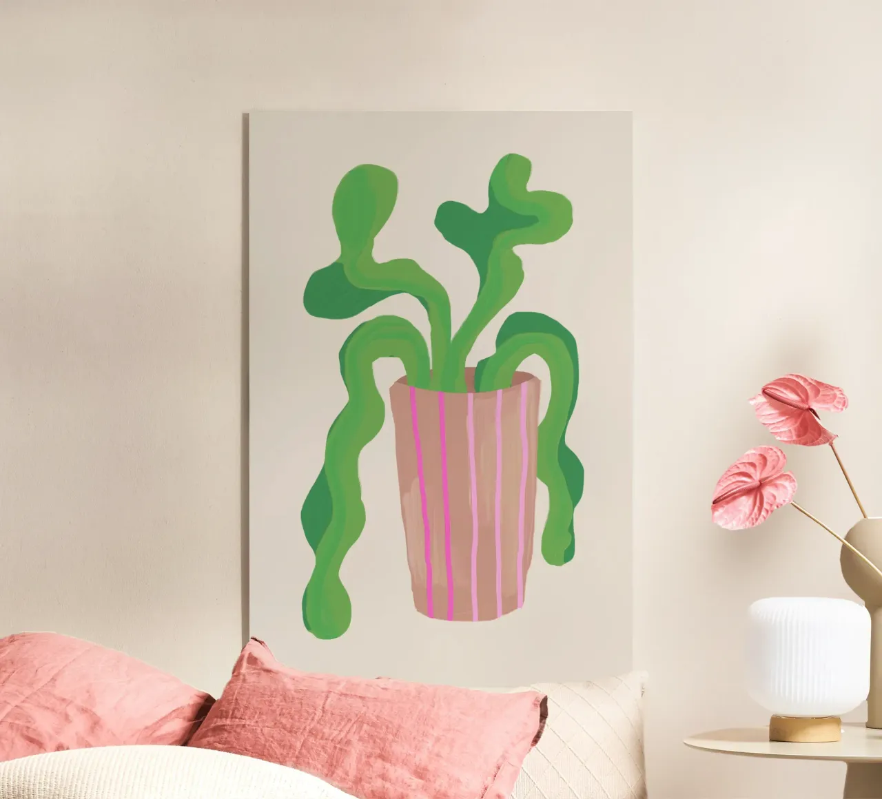 Pflanze plexiglass da designlenamarie