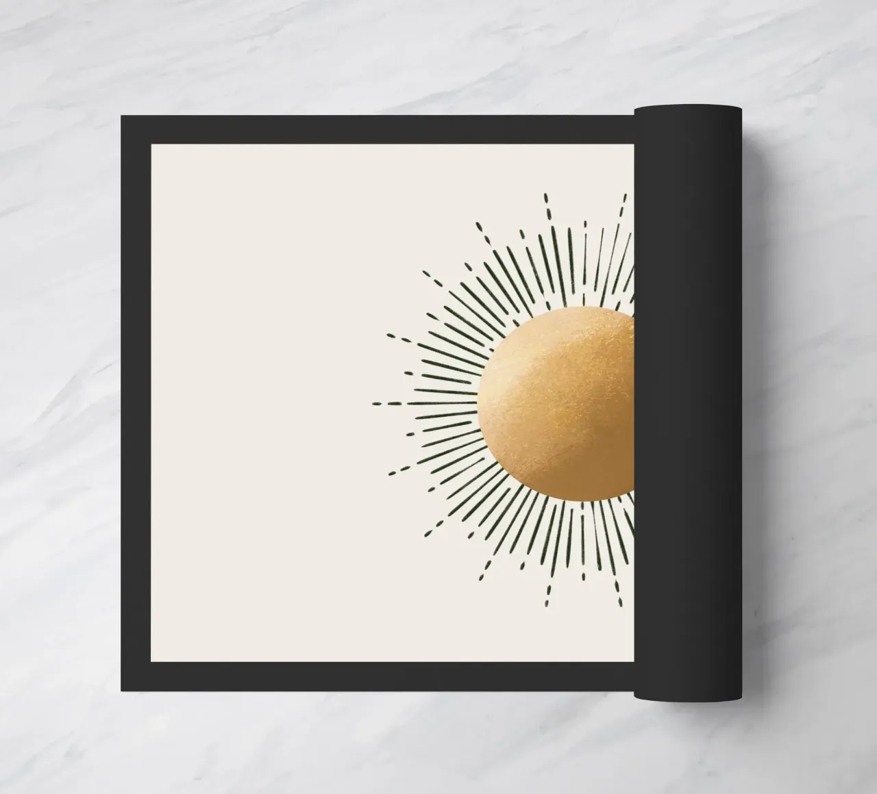 Sun deurmat van sketch_visual_studio