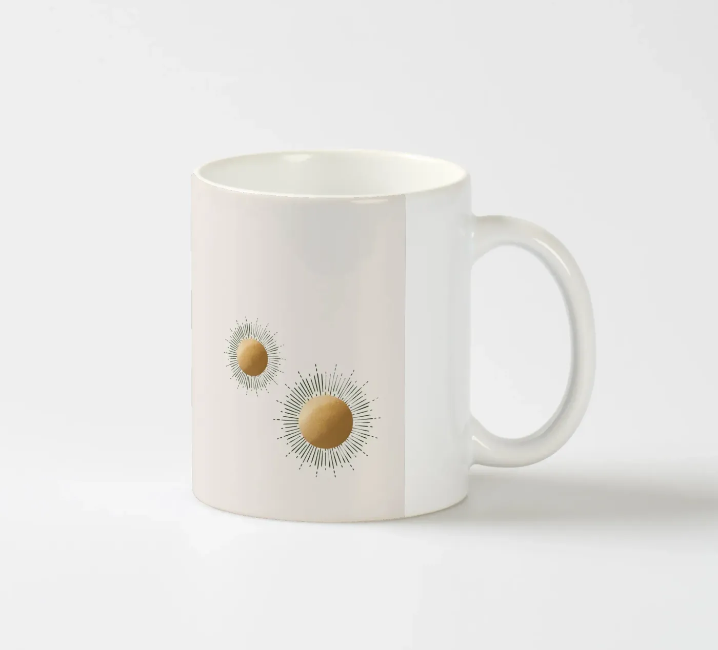 Sun ceramic mug by by elle arts