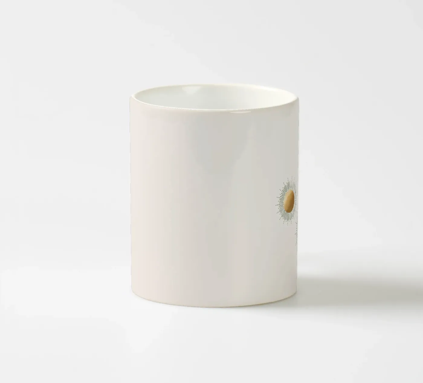 Sun ceramic mug by by elle arts