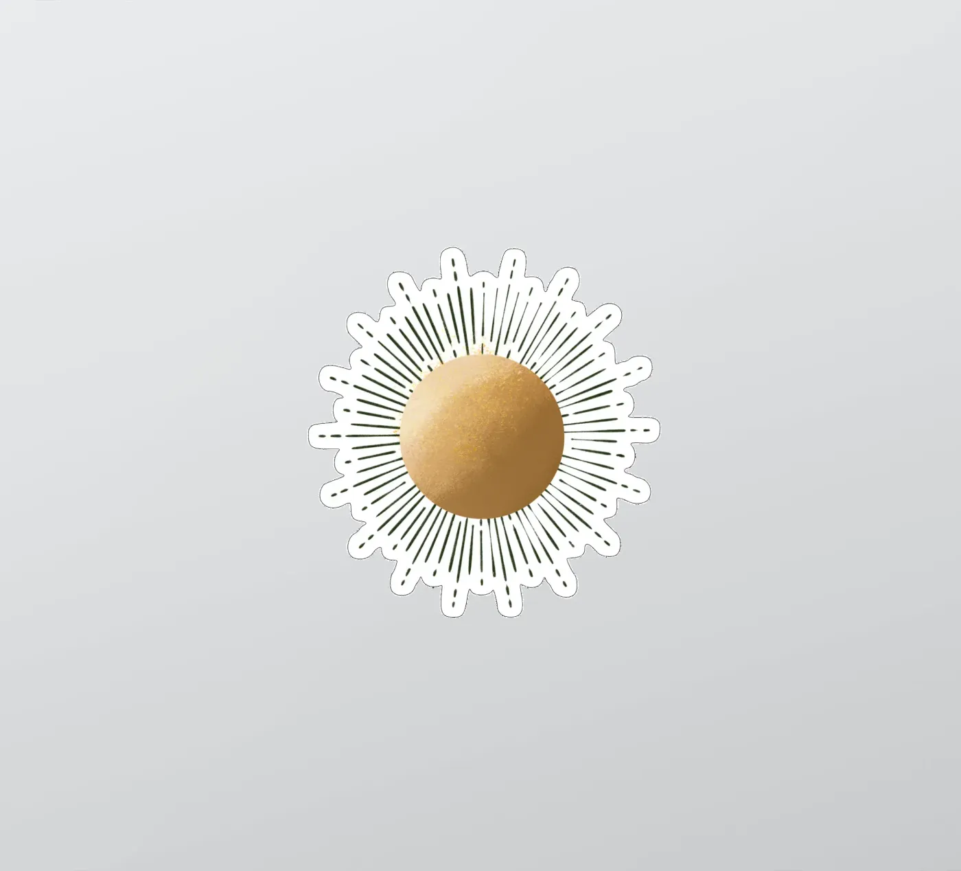 Sun sticker by by elle arts