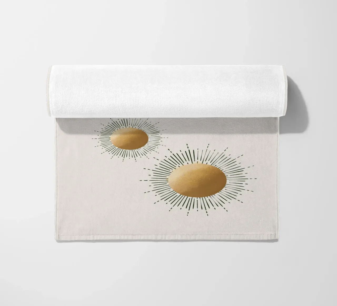 Sun strandhanddoek van sketch_visual_studio