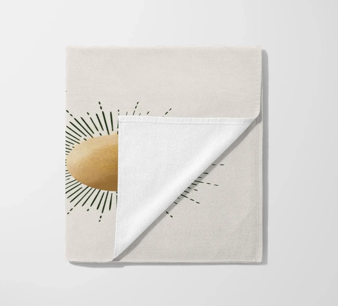 Sun strandhanddoek van sketch_visual_studio