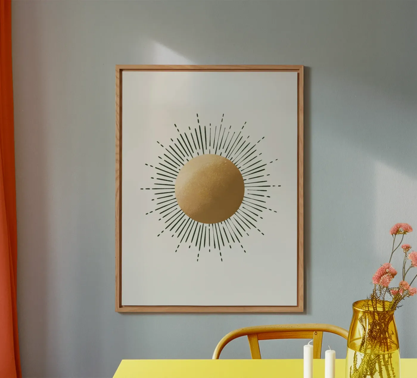 Sun alluminio dibond da by elle arts