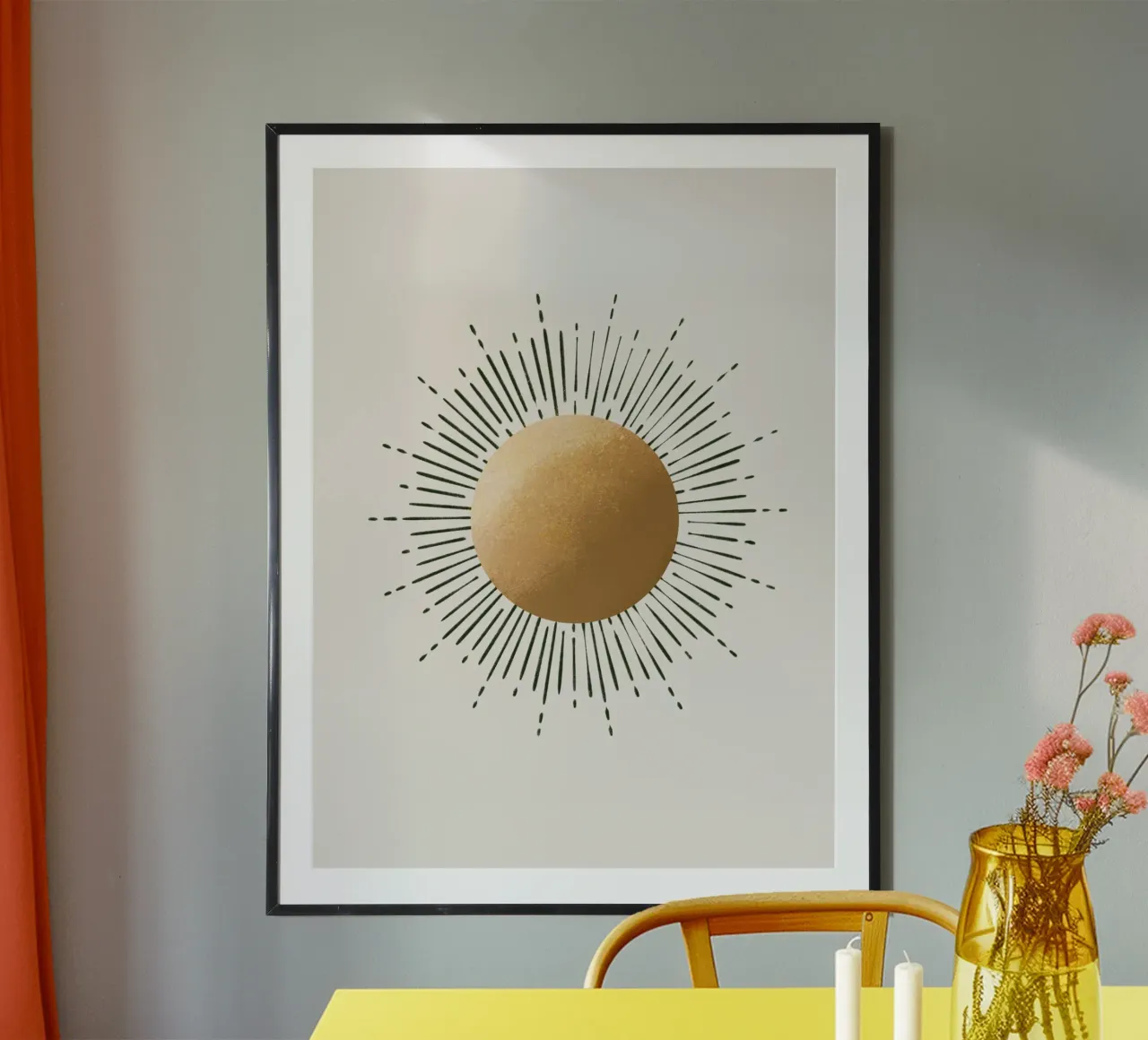 Sun poster de sketch_visual_studio