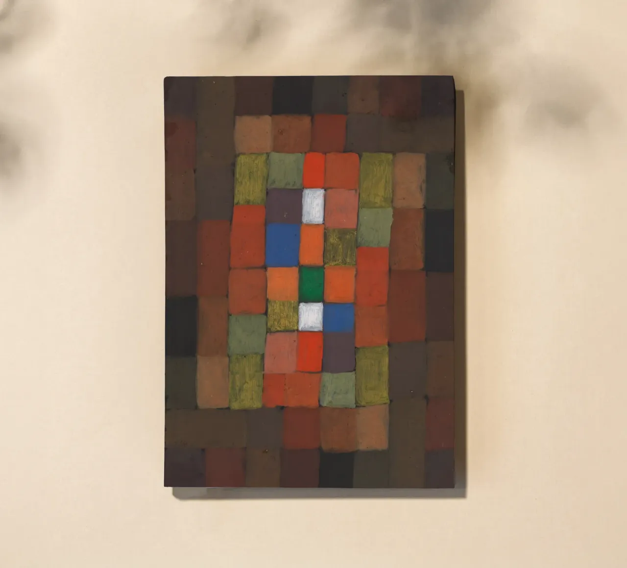 Static-Dynamic Gradation (1923) by Paul Klee notebook by Aesthetic Muse