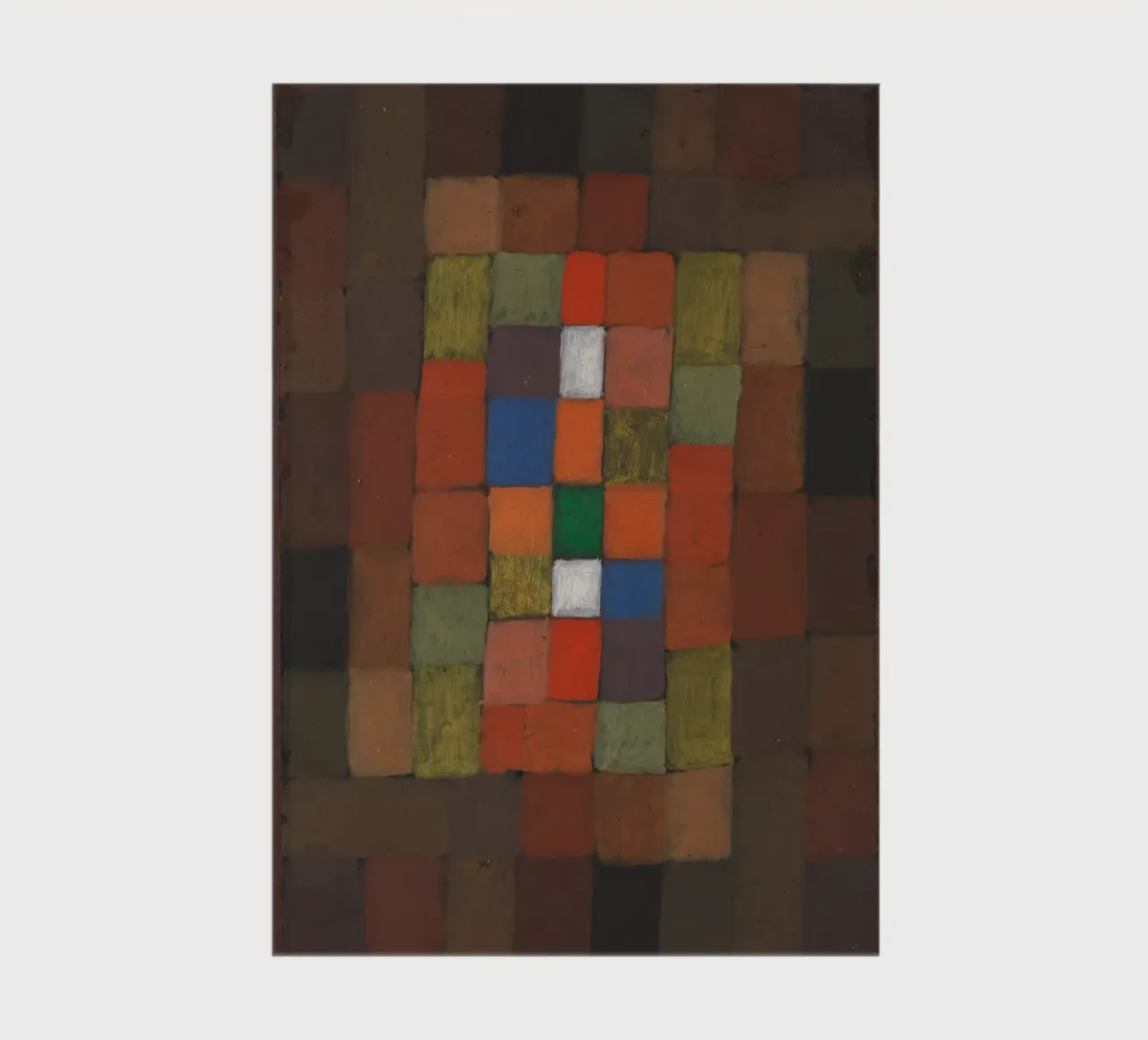 Static-Dynamic Gradation (1923) by Paul Klee notebook by Aesthetic Muse