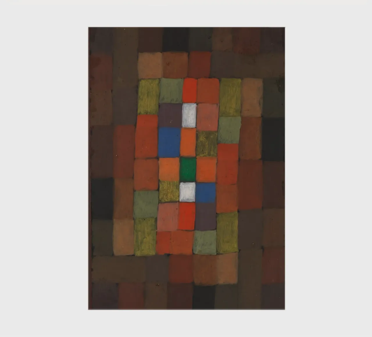 Static-Dynamic Gradation (1923) by Paul Klee notebook by Aesthetic Muse