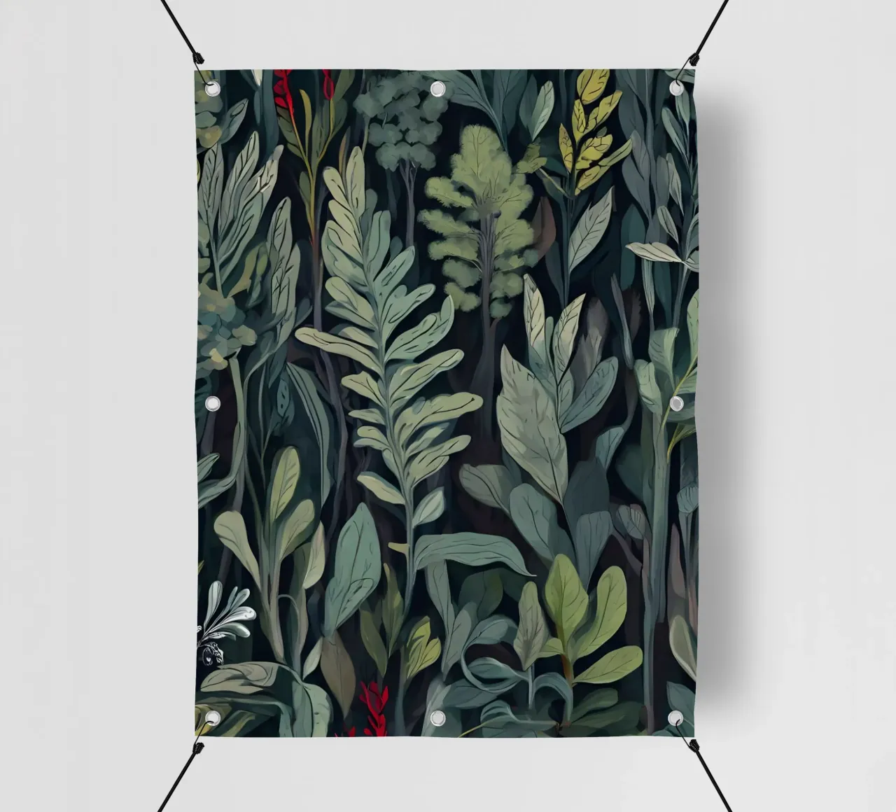 Arazzo verdeggiante telo in pvc da Artistic-shop