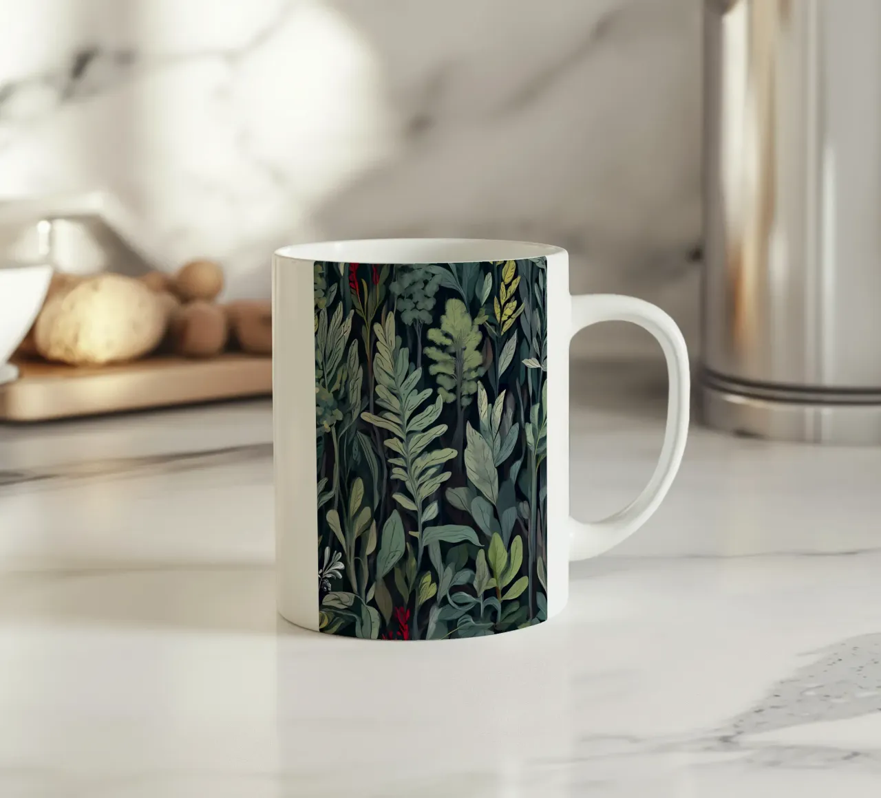 Arazzo verdeggiante tazza in ceramica da Artistic-shop