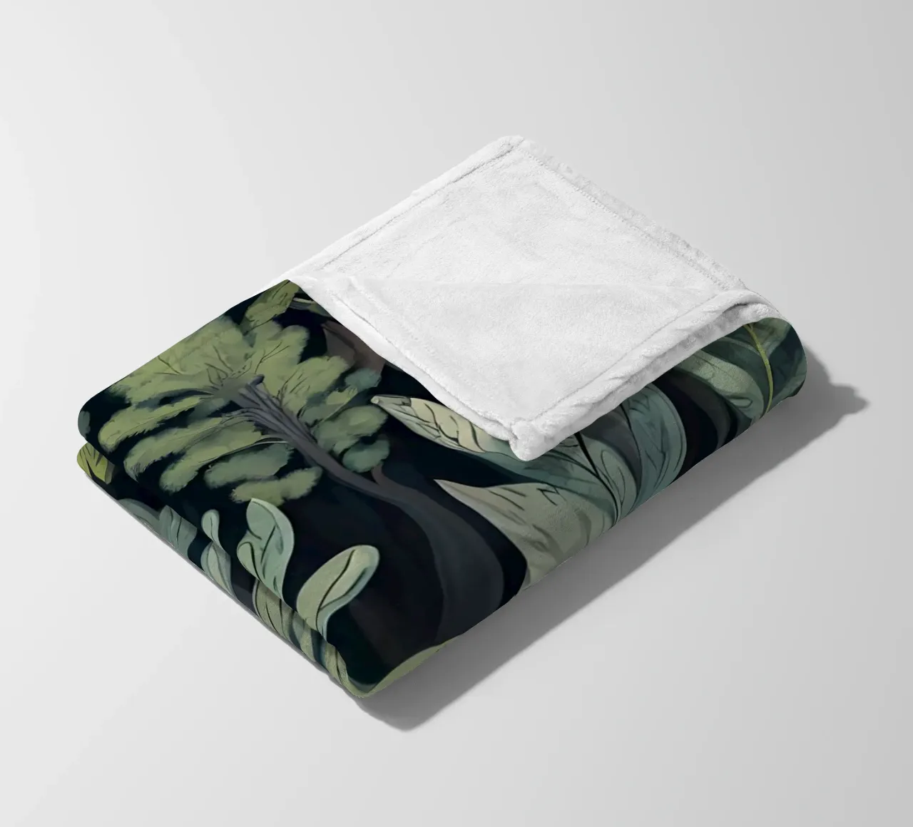 Arazzo verdeggiante coperta in pile da Artistic-shop