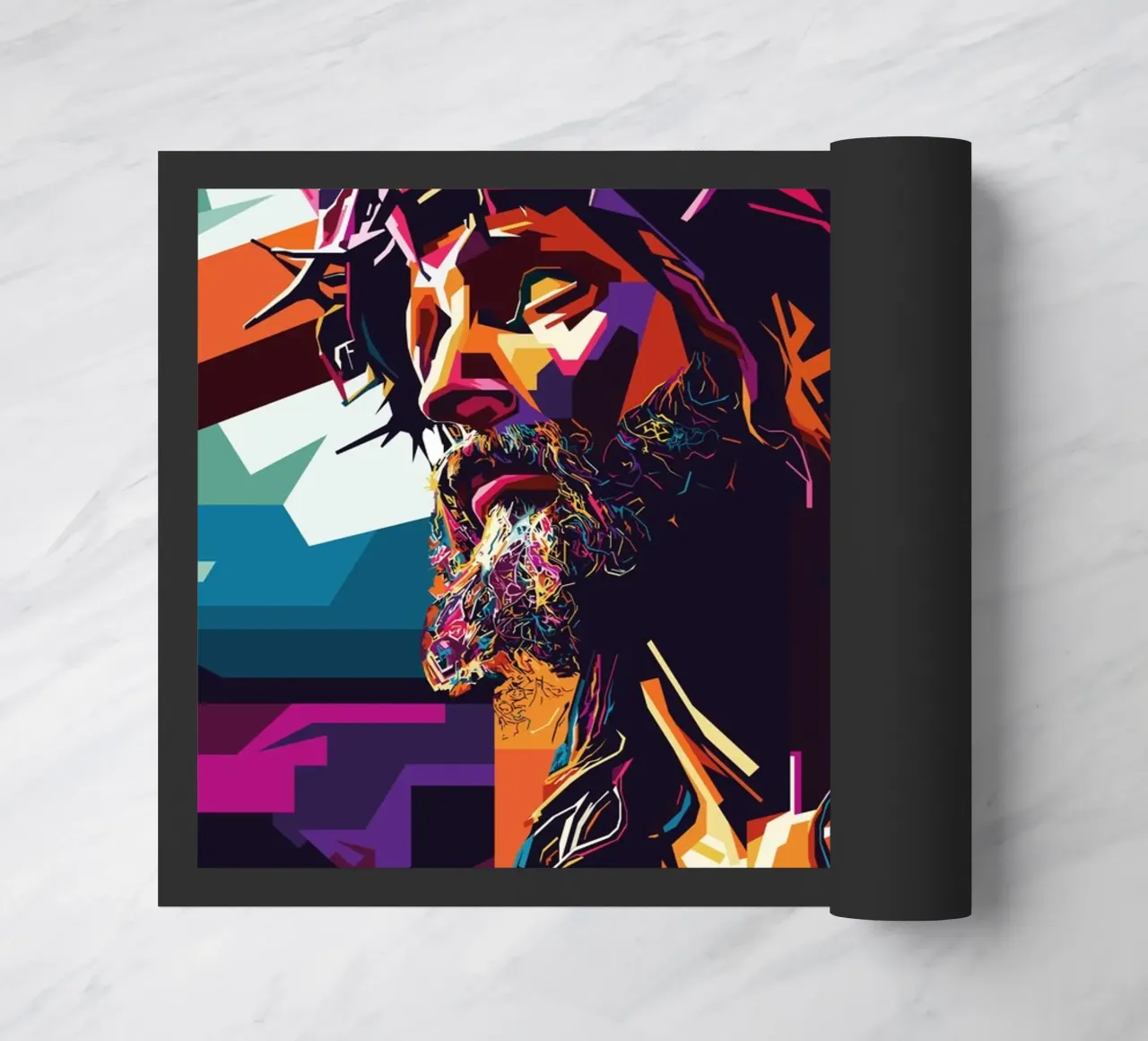 The Savior Died on the Cross Pop Art zerbino da YUDHISGRAFIS