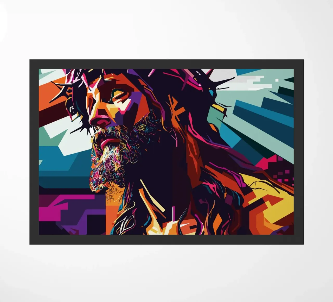 The Savior Died on the Cross Pop Art zerbino da YUDHISGRAFIS