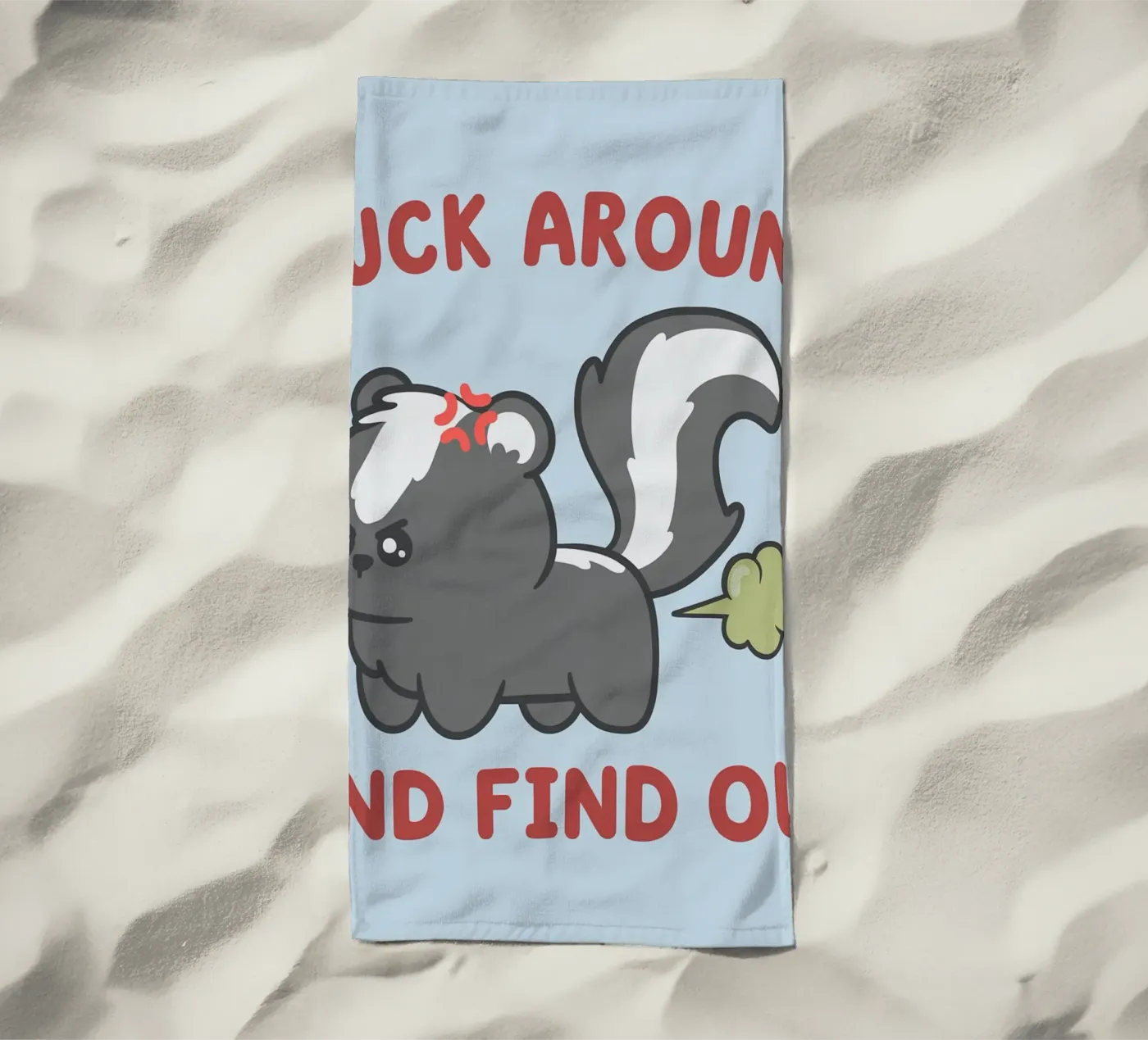 around and find out strandhanddoek van SADELA