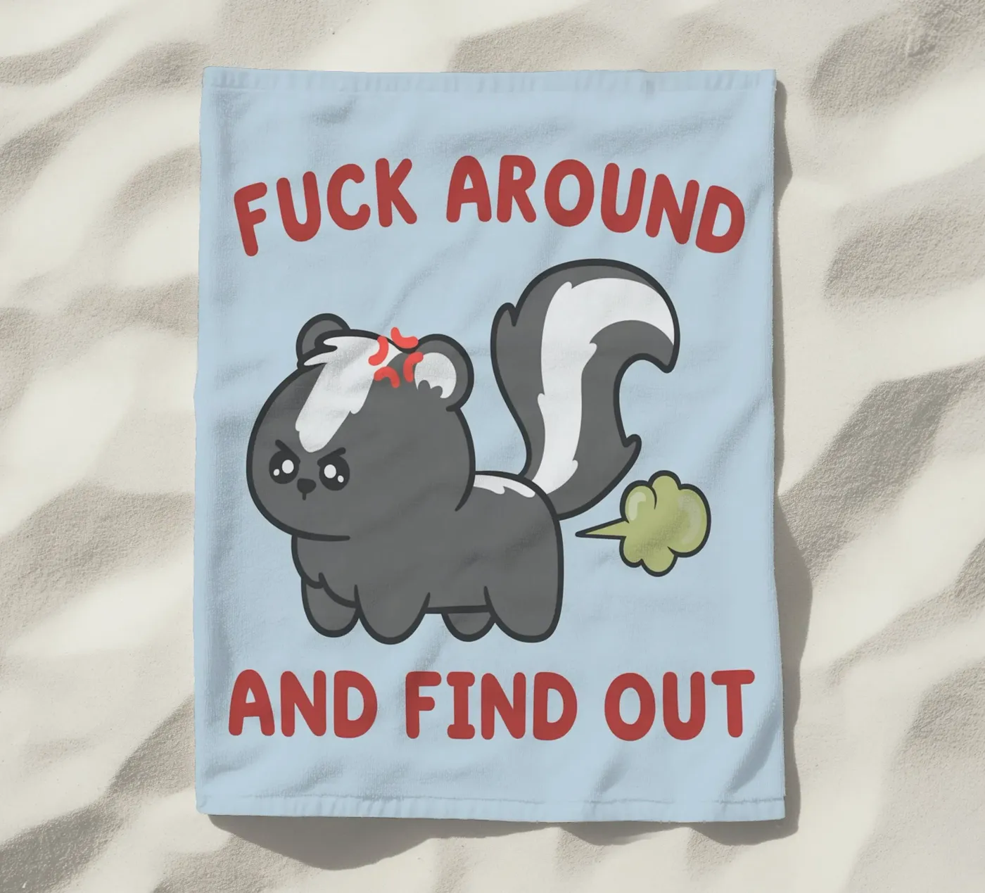 around and find out strandhanddoek van SADELA