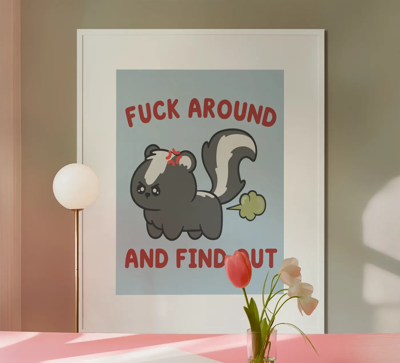 around and find out Poster von SADELA