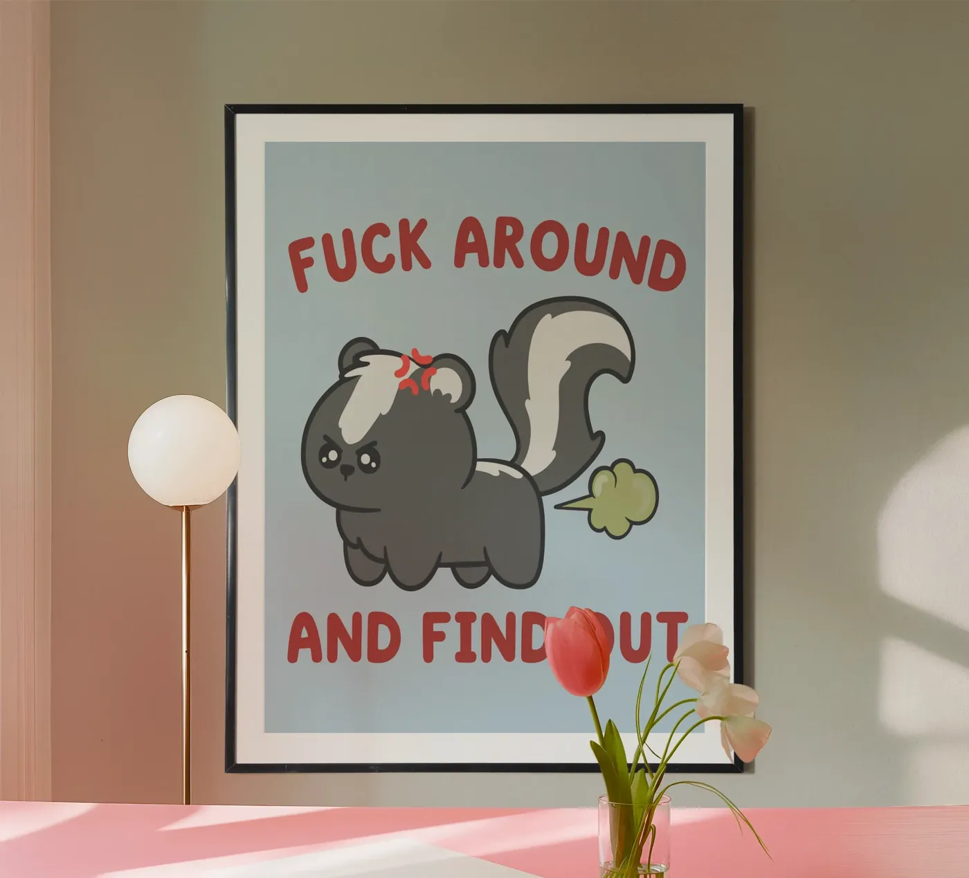 around and find out Poster von SADELA