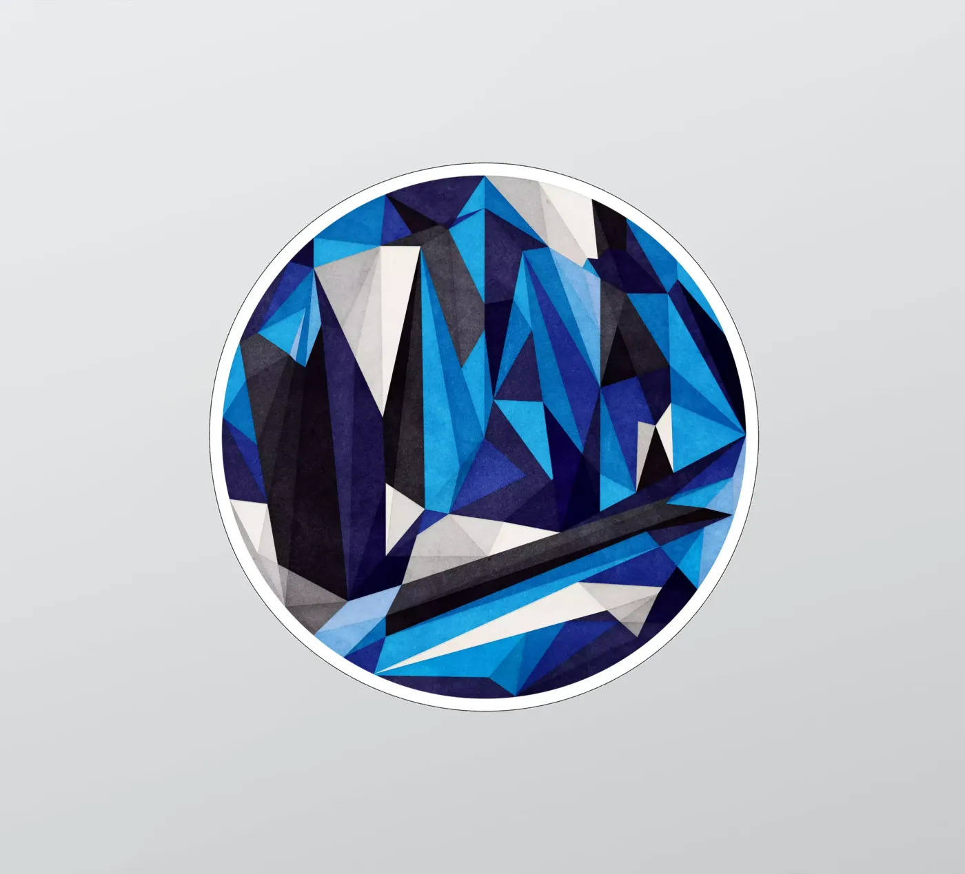 Blue Something sticker by Abstract Joy