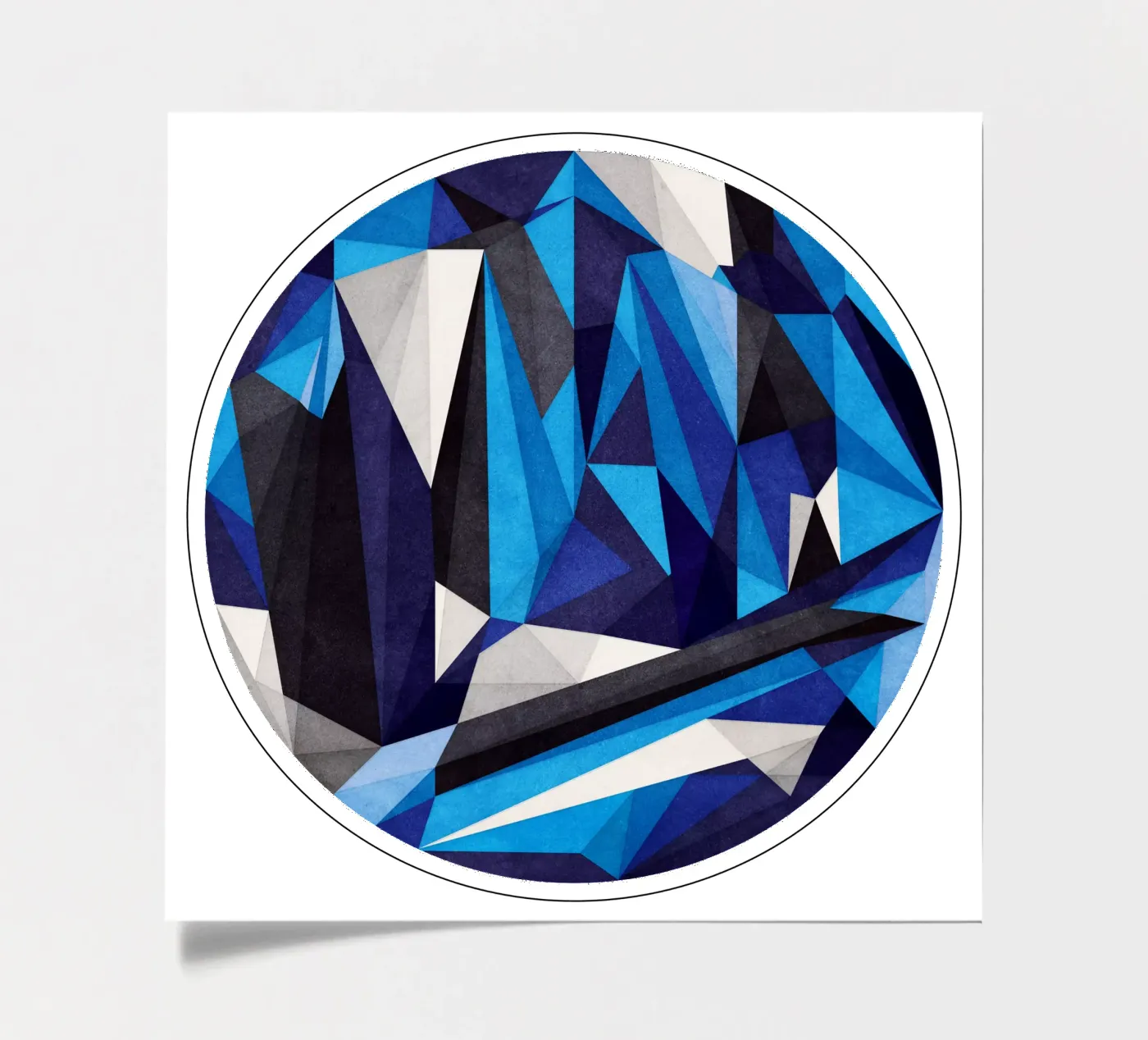 Blue Something sticker sheet by Lines Inside