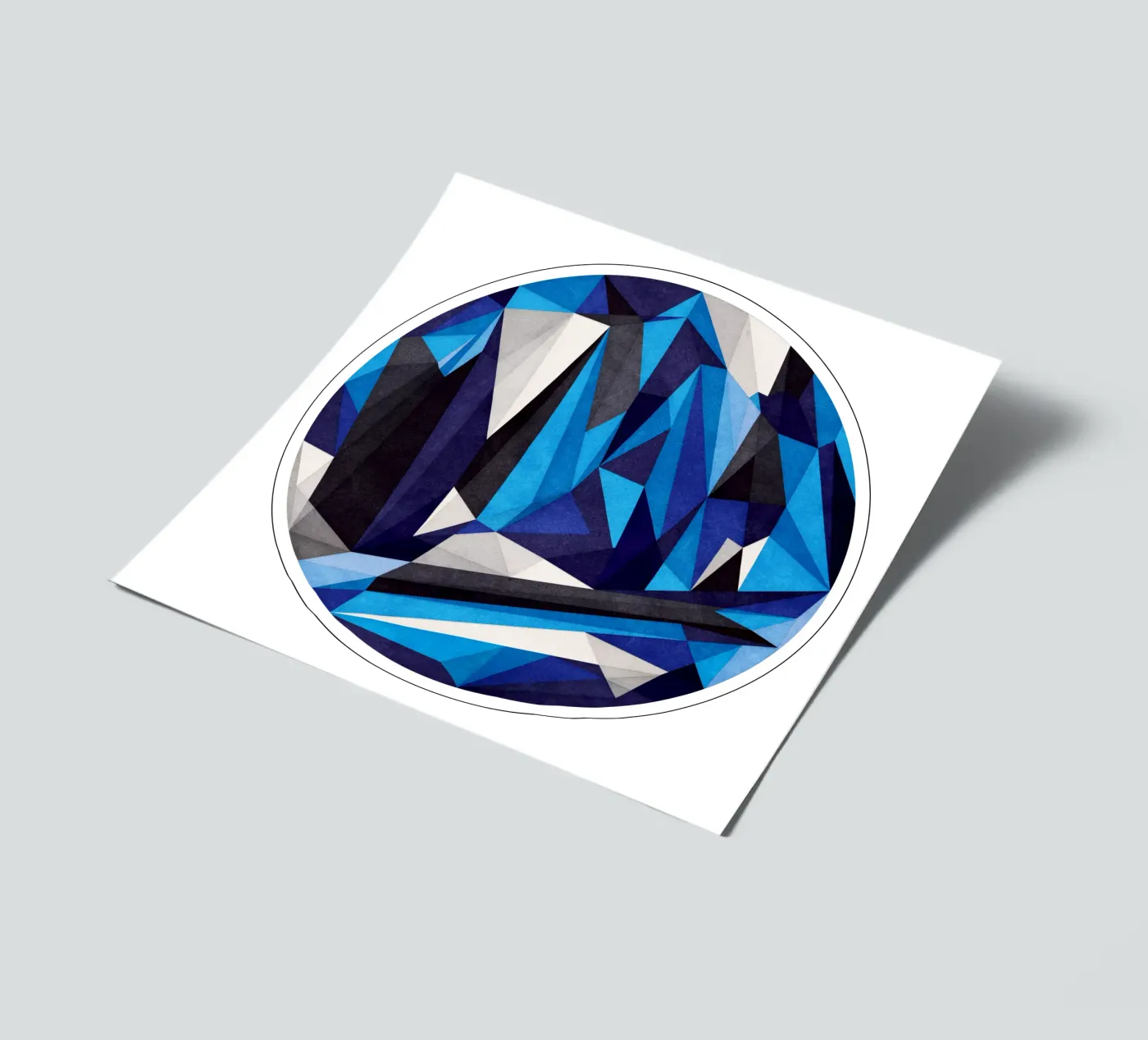 Blue Something sticker sheet by Lines Inside