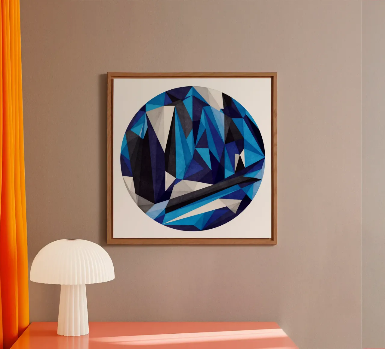 Blue Something alluminio dibond da lovely lines