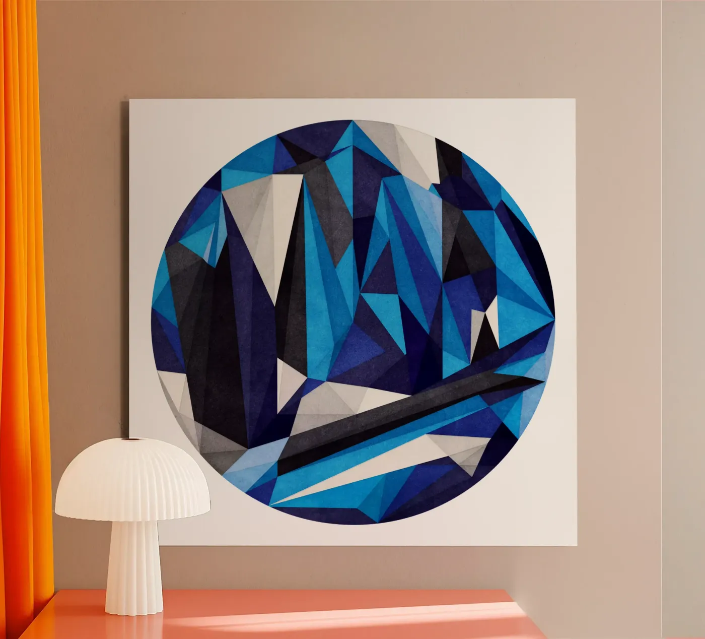 Blue Something forex plate by Lines Inside