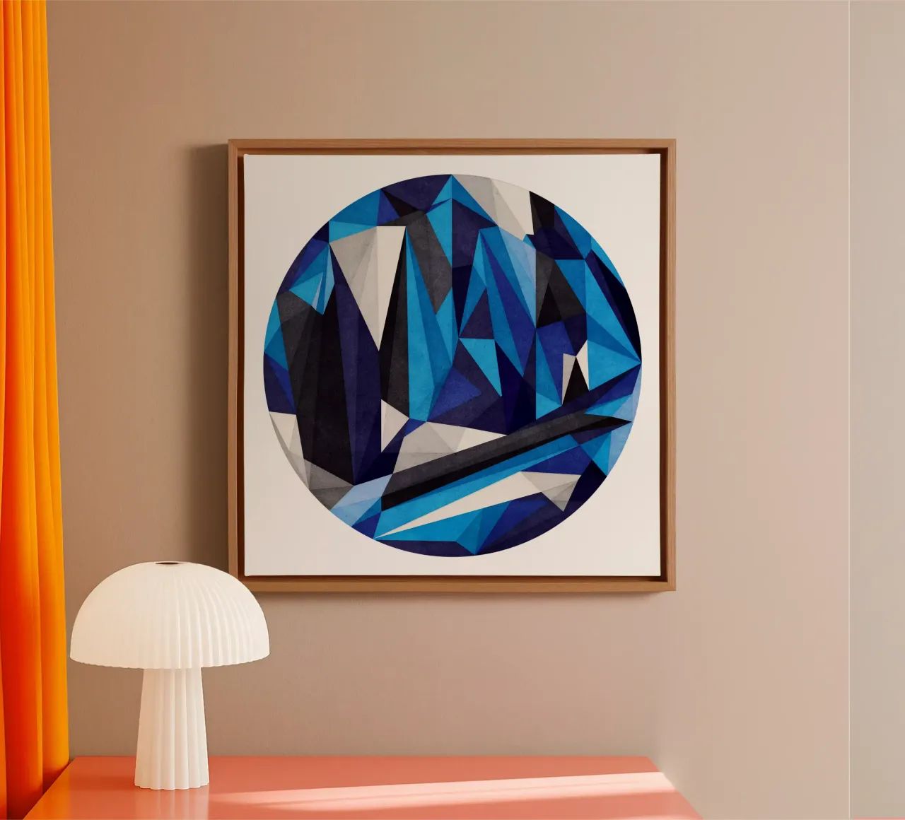 Blue Something tela da Abstract 888