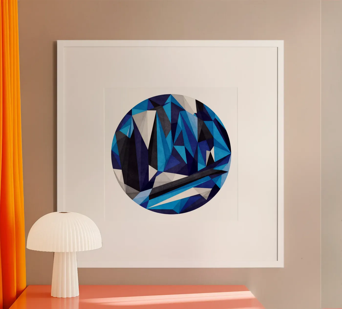 Blue Something poster da Lines Inside