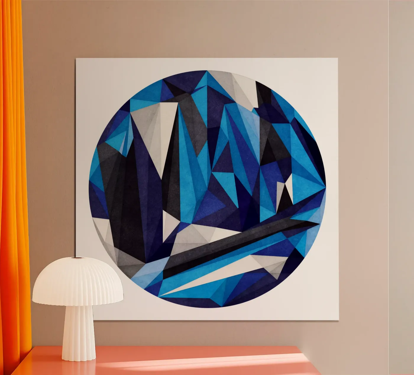 Blue Something poster da Lines Inside