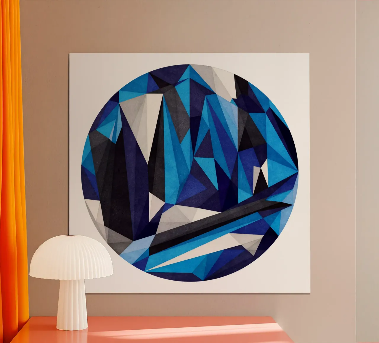 Blue Something poster da Abstract 888