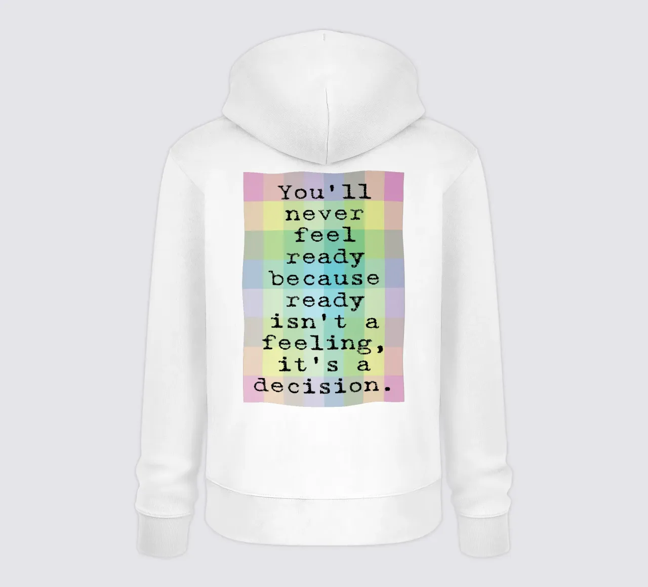 il sentimento è una decisione felpa con cappuccio da SADELA