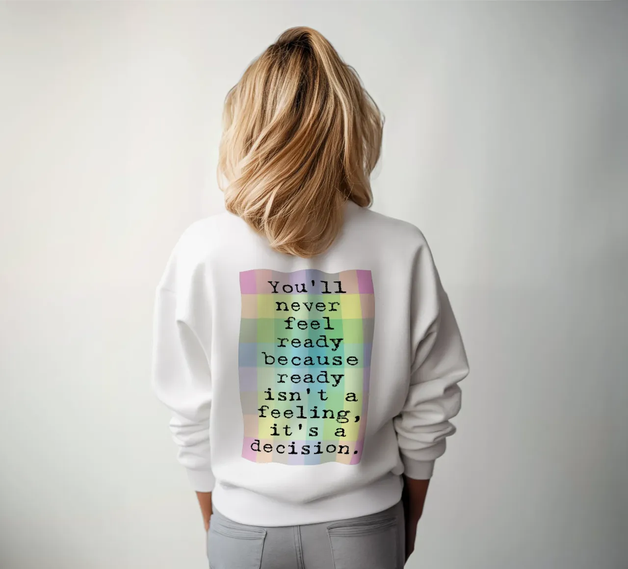 Gefühl ist eine Entscheidung Sweatshirt von SADELA