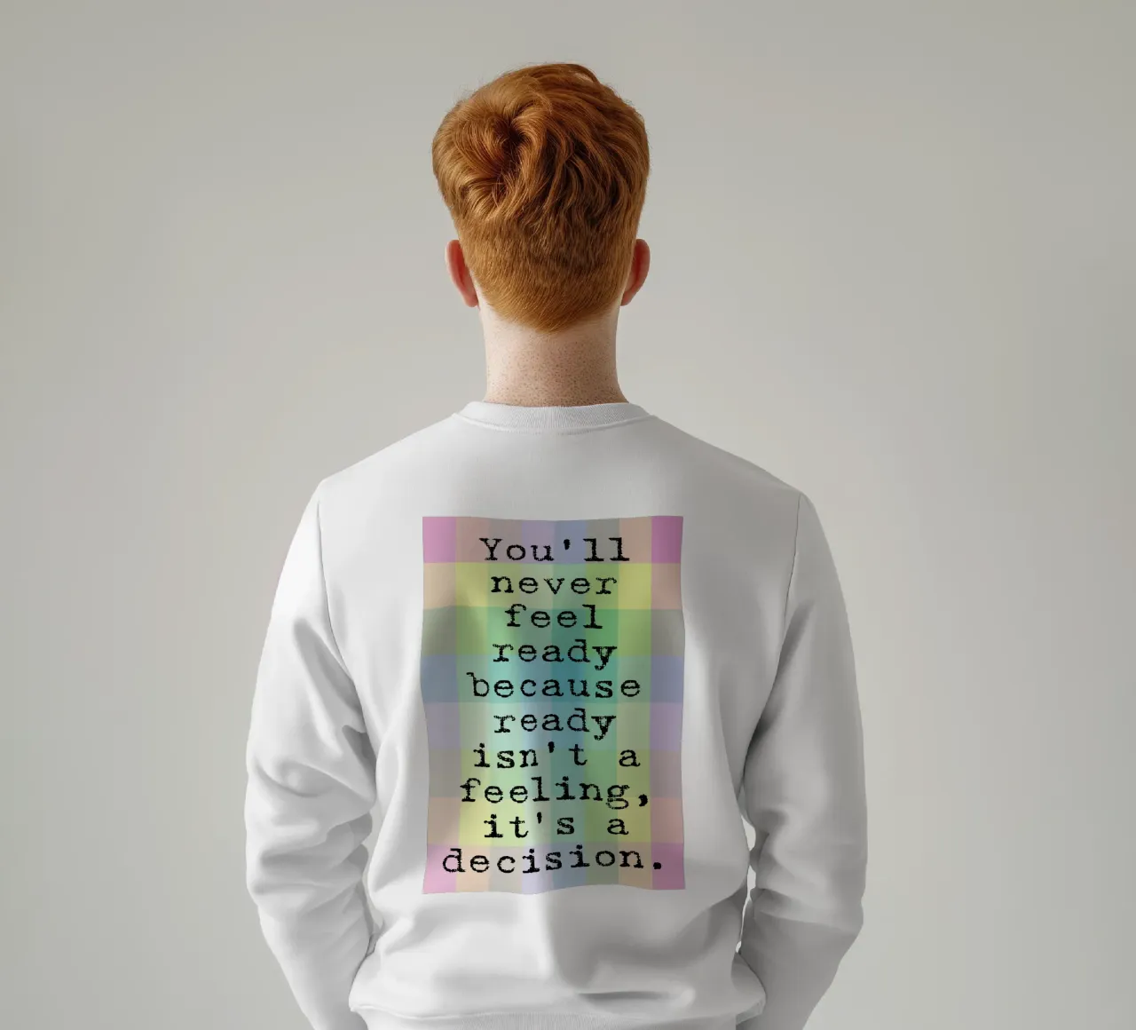 Gefühl ist eine Entscheidung Sweatshirt von SADELA