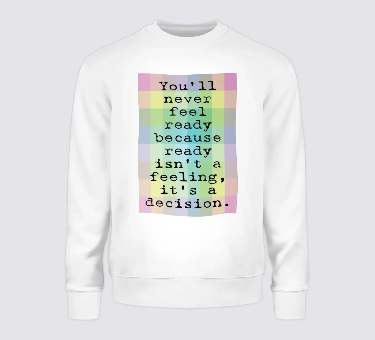 il sentimento è una decisione felpa da SADELA