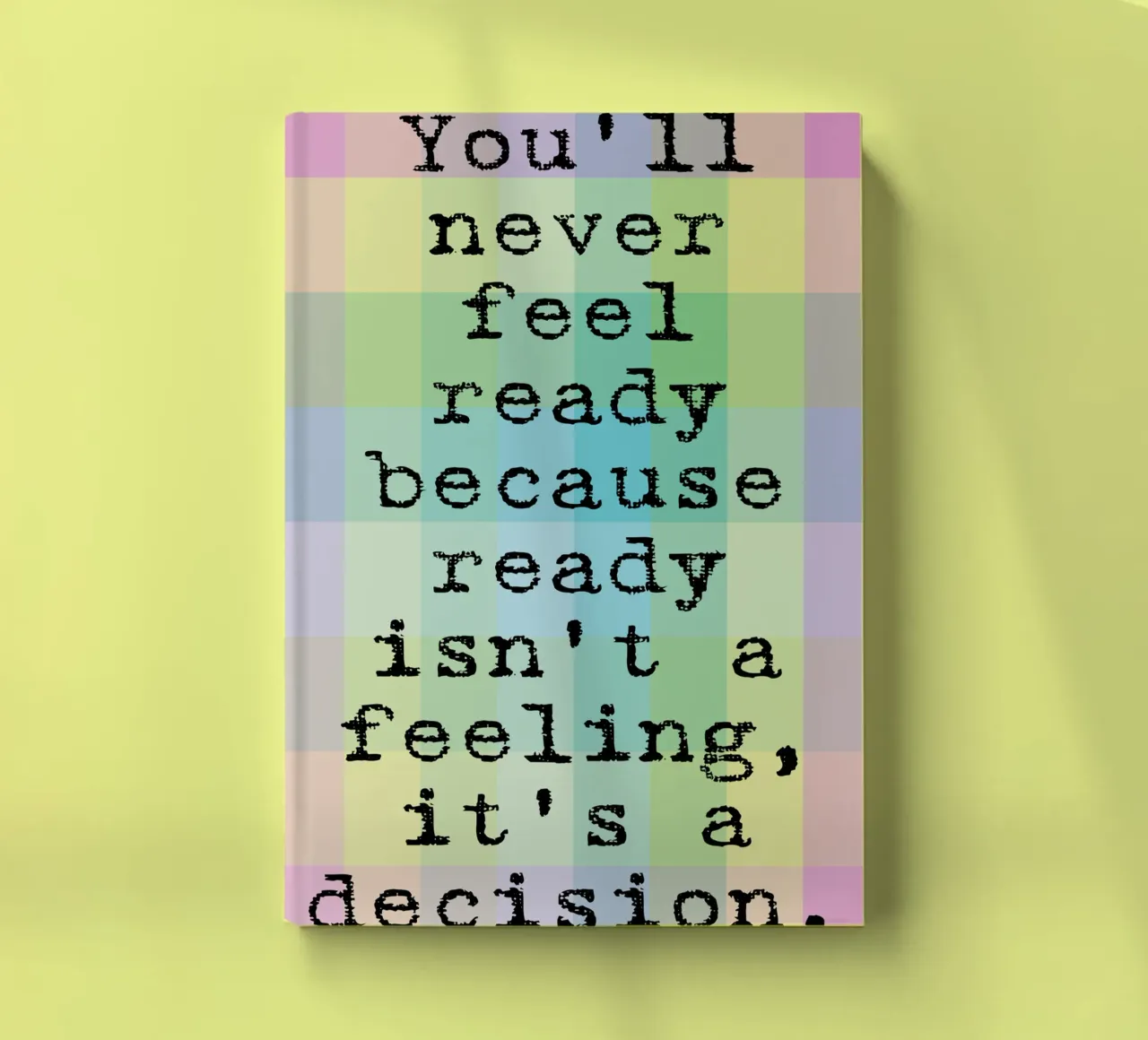 le sentiment est une décision carnet de notes de SADELA