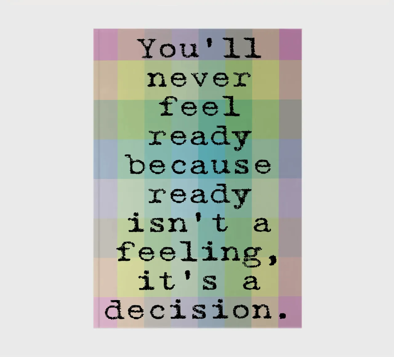 le sentiment est une décision carnet de notes de SADELA