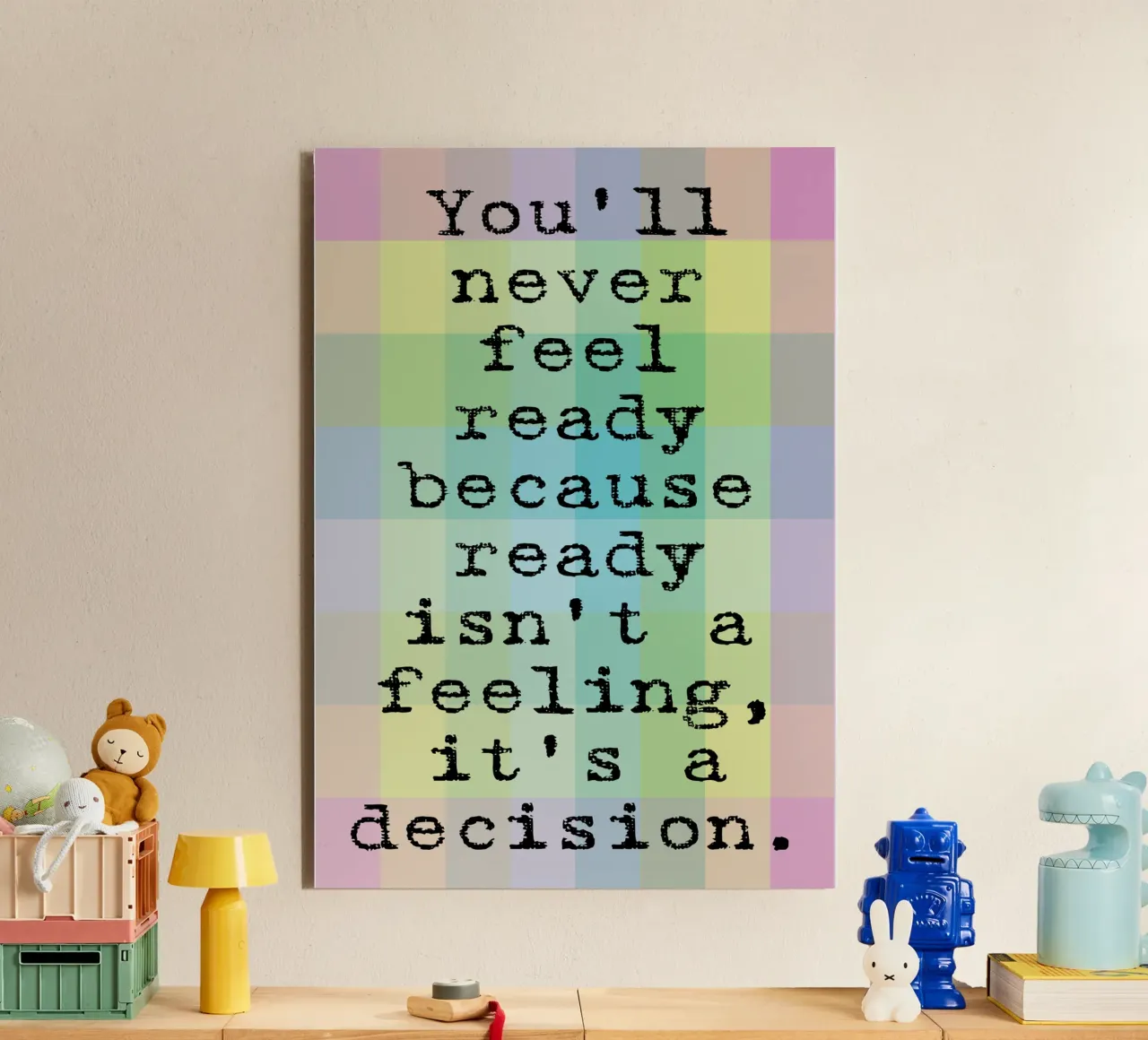 il sentimento è una decisione alluminio dibond da SADELA