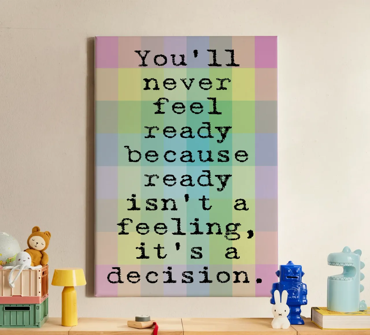 il sentimento è una decisione tela da SADELA