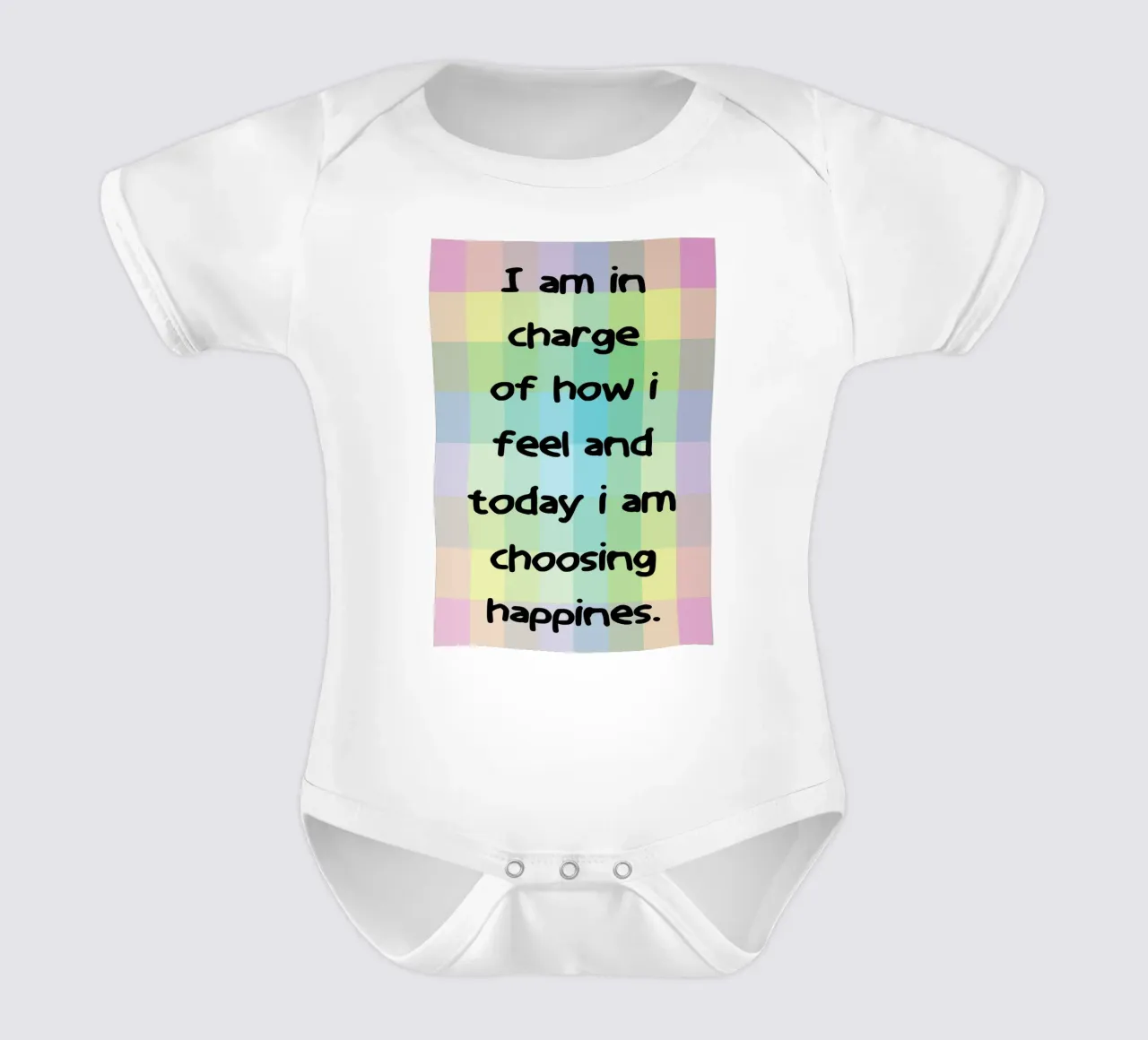 Sono io al comando body neonato maniche corte da SADELA