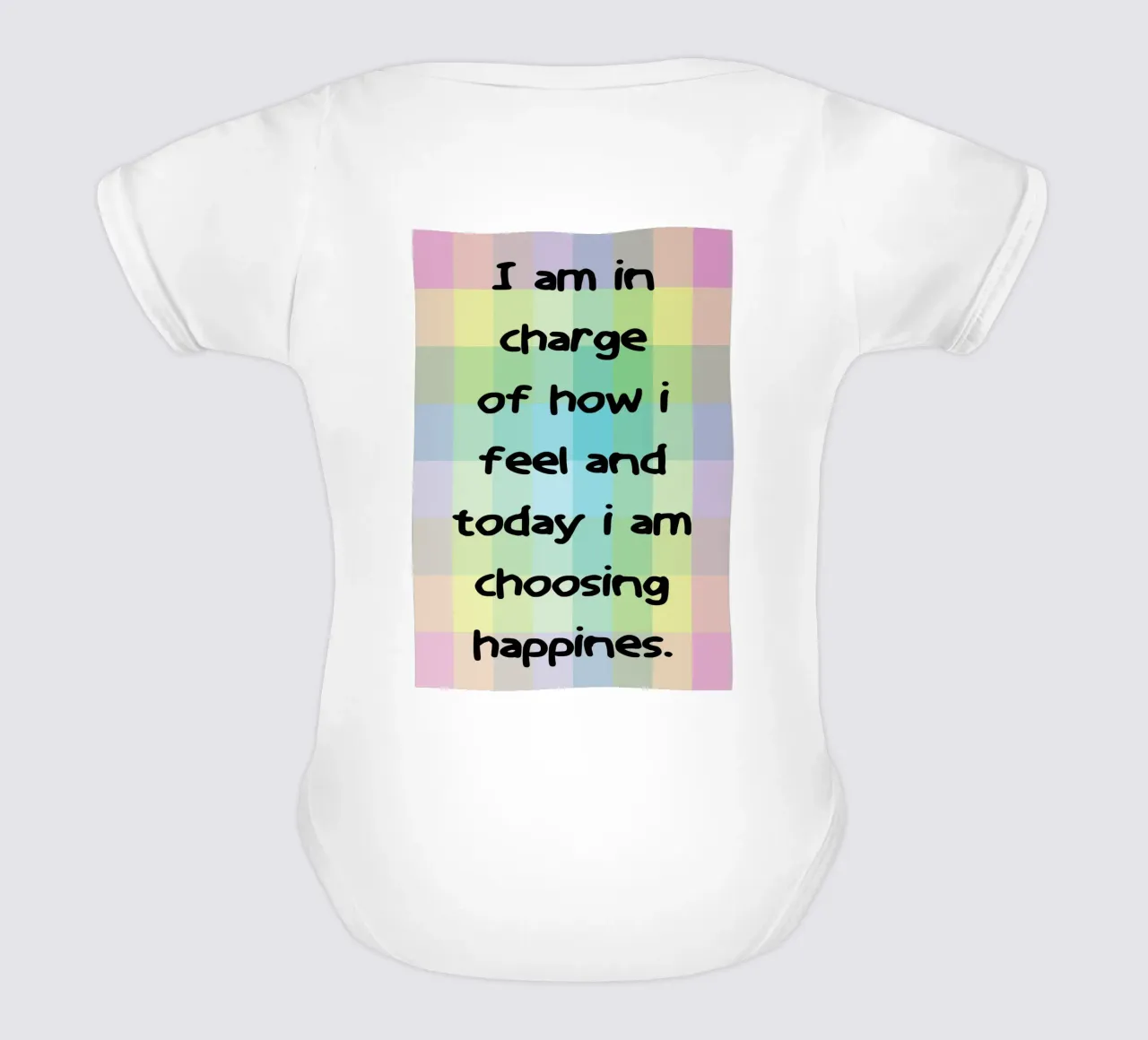 Sono io al comando body neonato maniche corte da SADELA