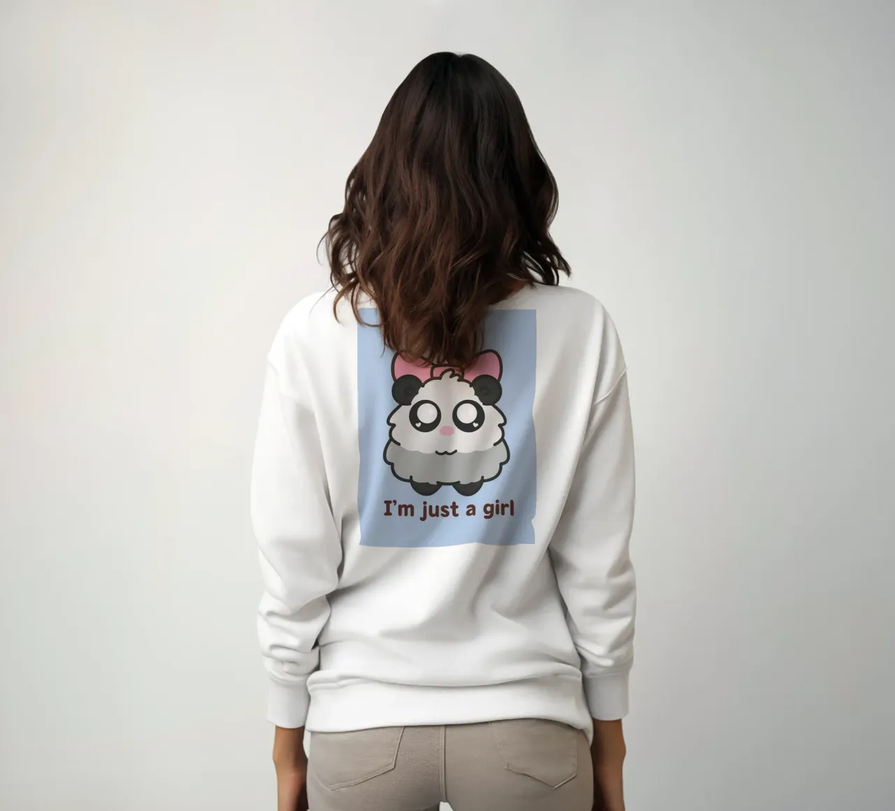 Sono solo una ragazza felpa da SADELA