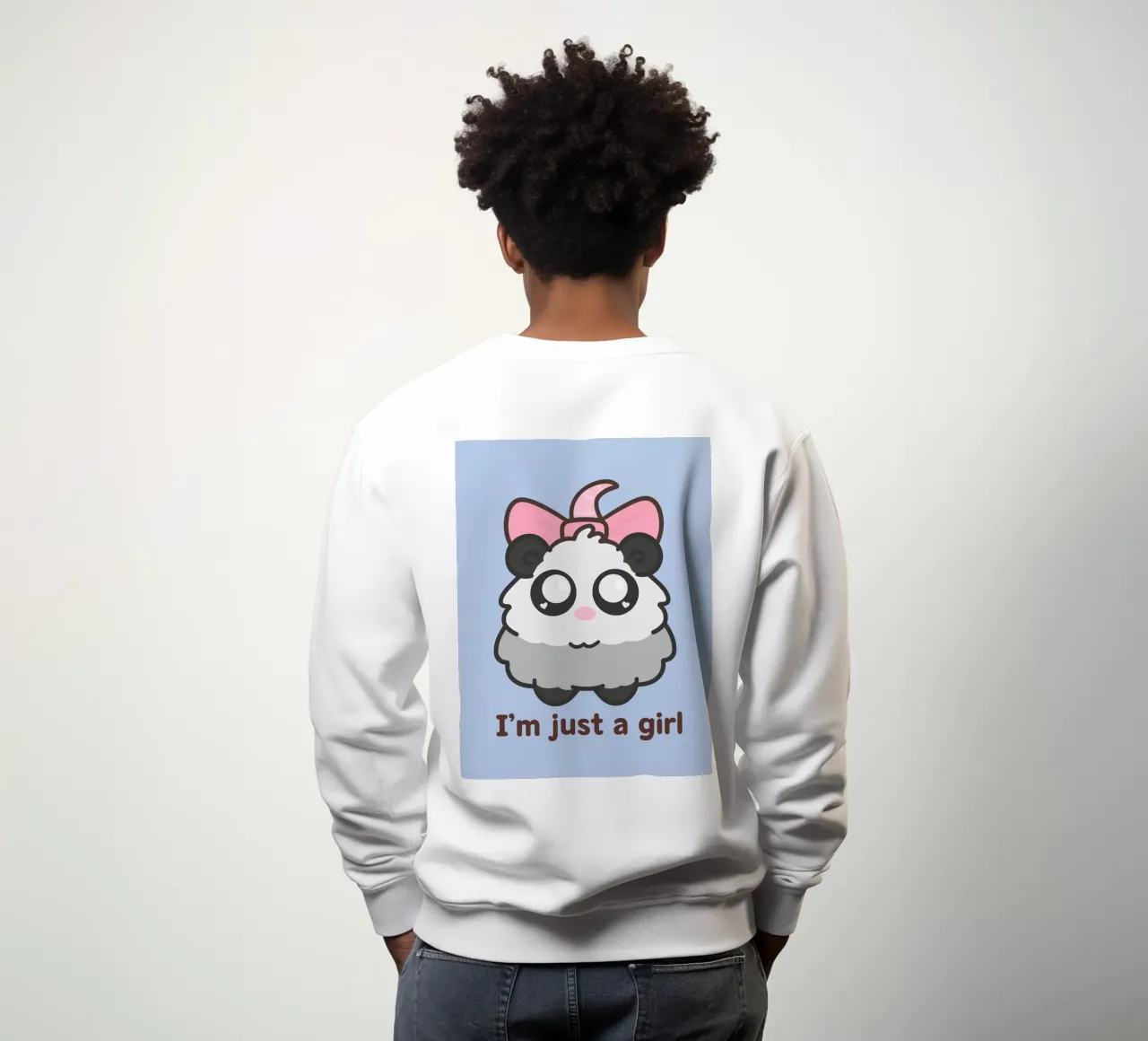 Sono solo una ragazza felpa da SADELA